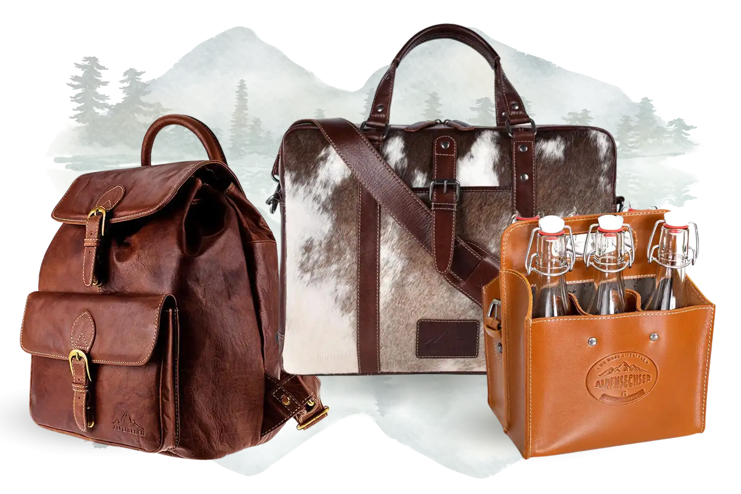 Handgefertigte Ledertaschen von Alpenleder