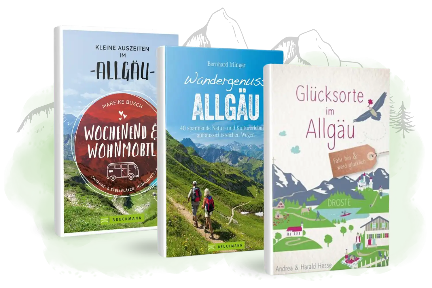 Wanderwege und Radwege im Allgäu mit unseren Reiseführern entdecken