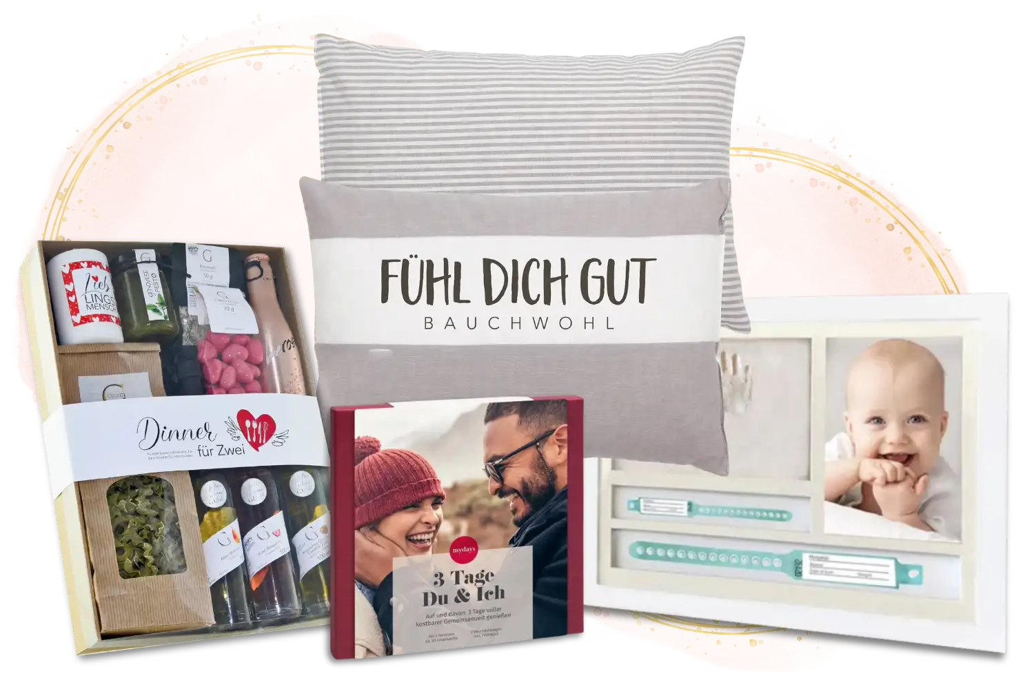 Geschenke für frischgebackene Eltern wie ein Hotel Gutschein