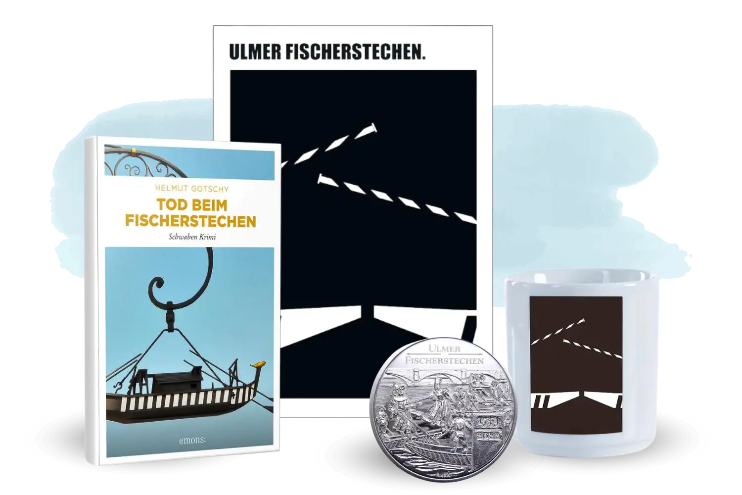 Souvenirs zum Ulmer Fischerstechen