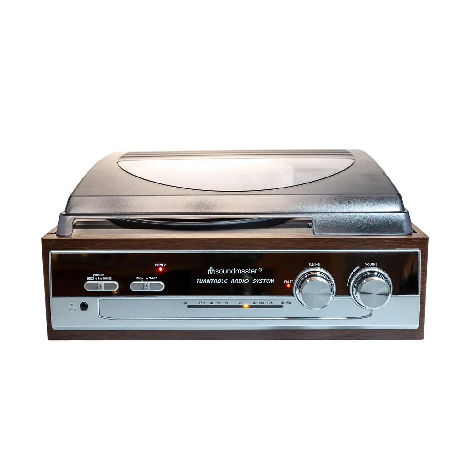 Retro Plattenspieler mit UKW Stereoradio