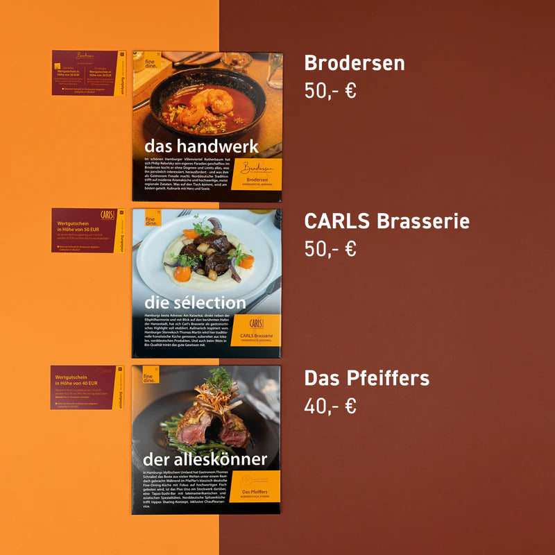 Gutscheine für Restaurants in Hamburg z.B. für das Restaurant Pfeiffers