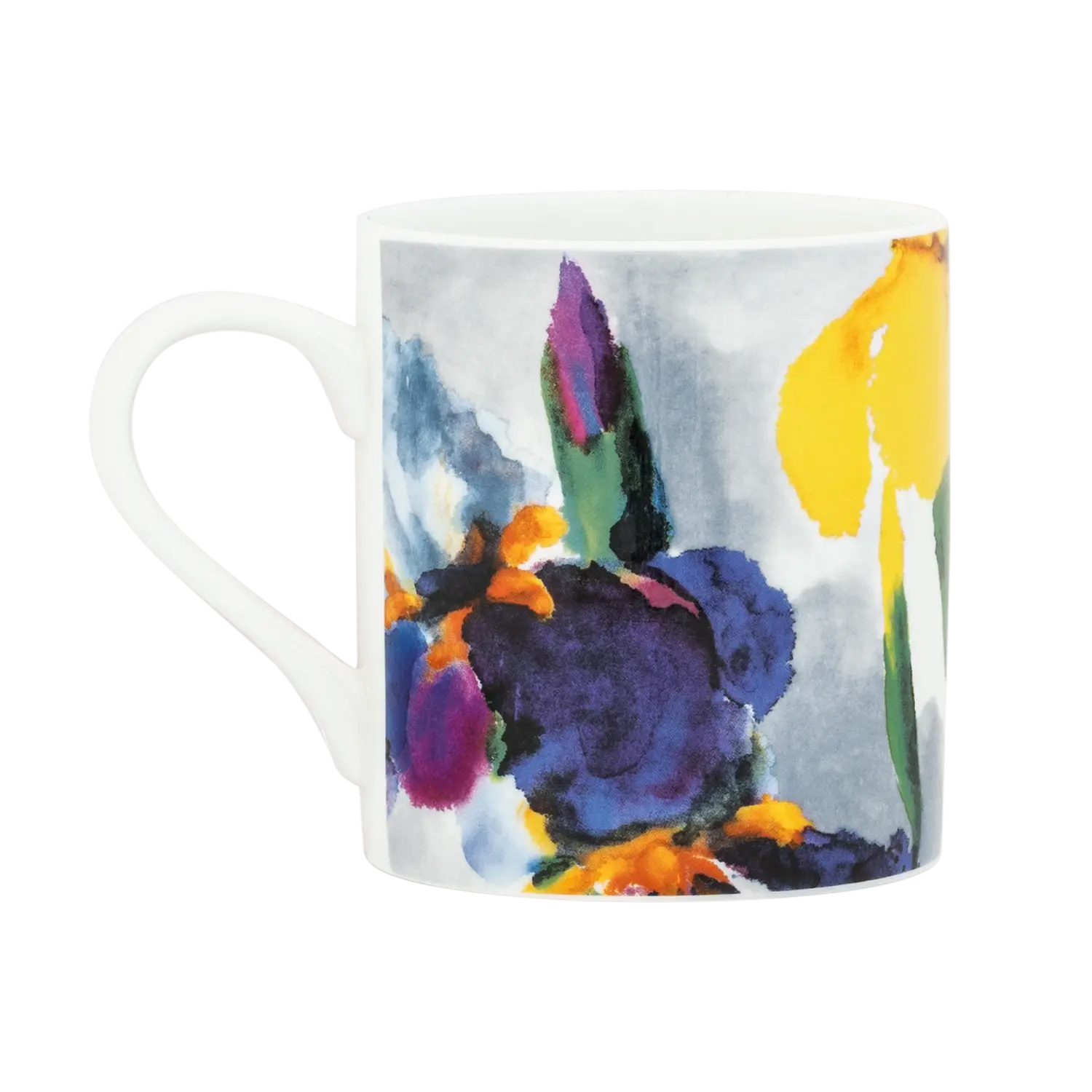 4er Set Becher "Sommerblumen"