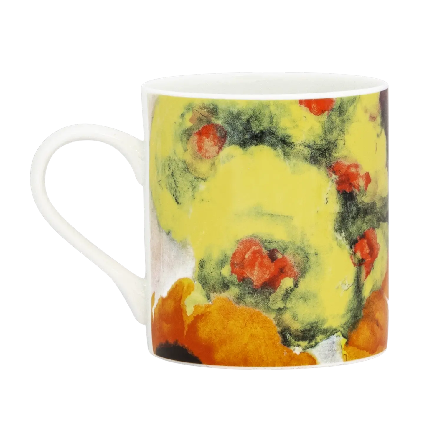 4er Set Becher "Sommerblumen"