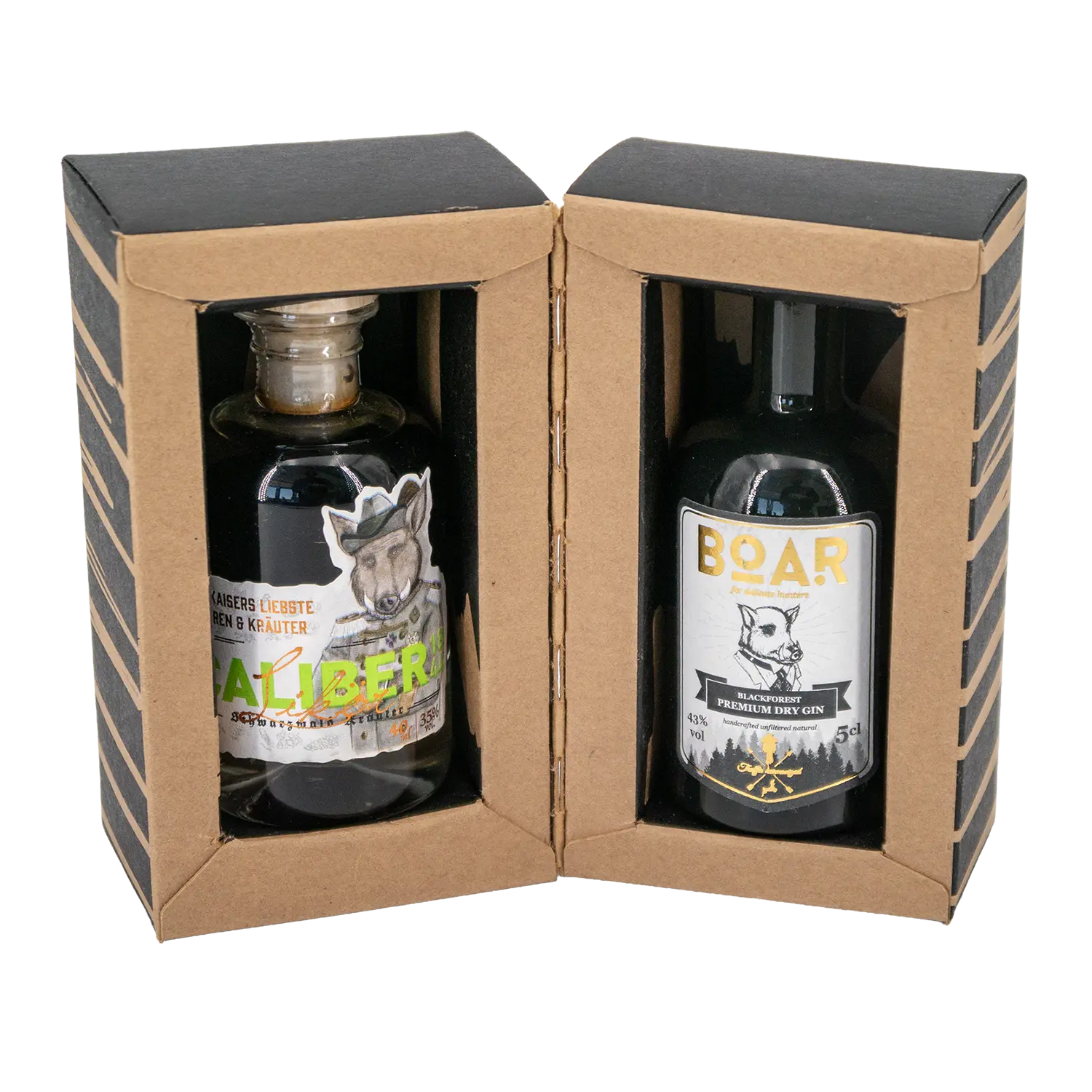 Gin-Miniatur-Geschenkbox 'BOAR GIN®'