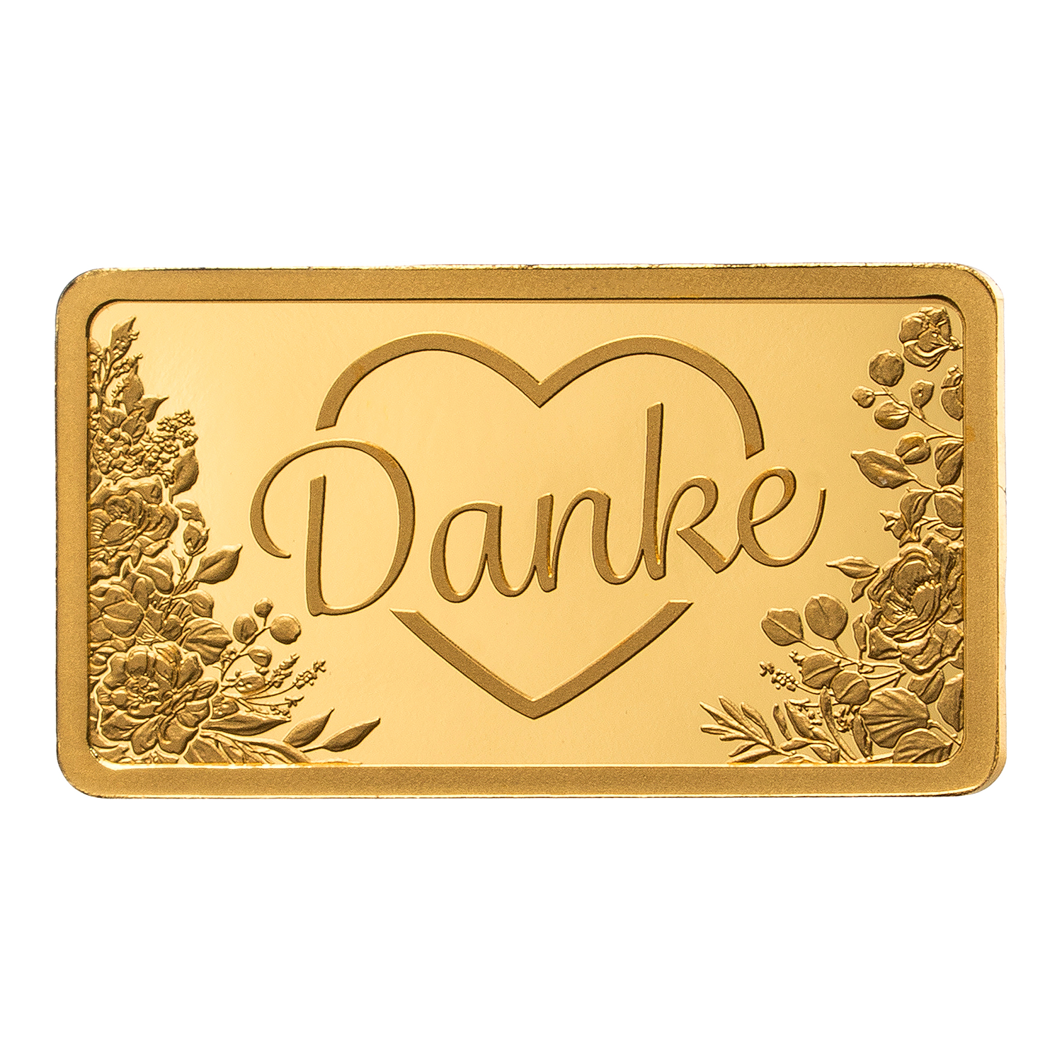 Goldbarren Danke