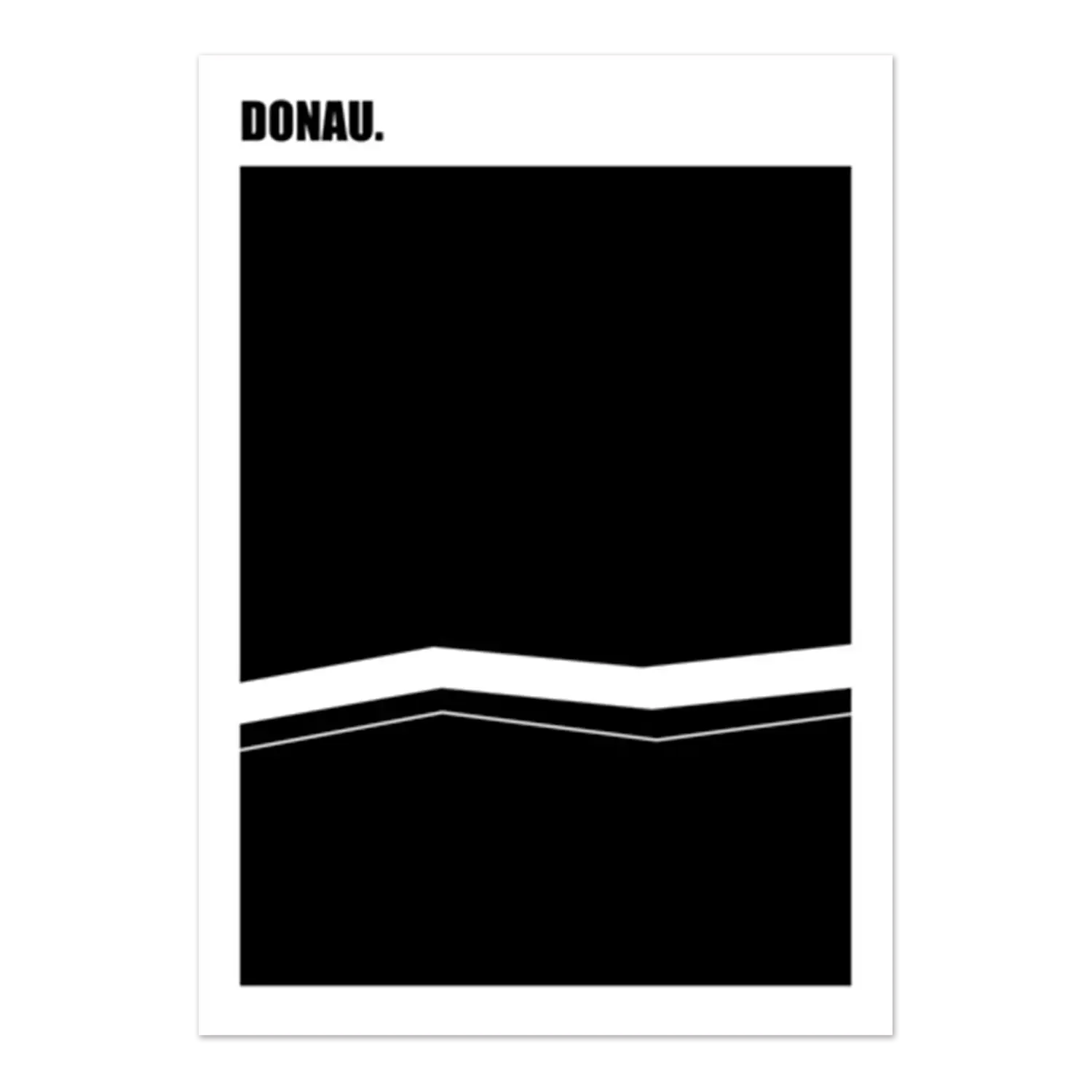 Wandbild "Donau"