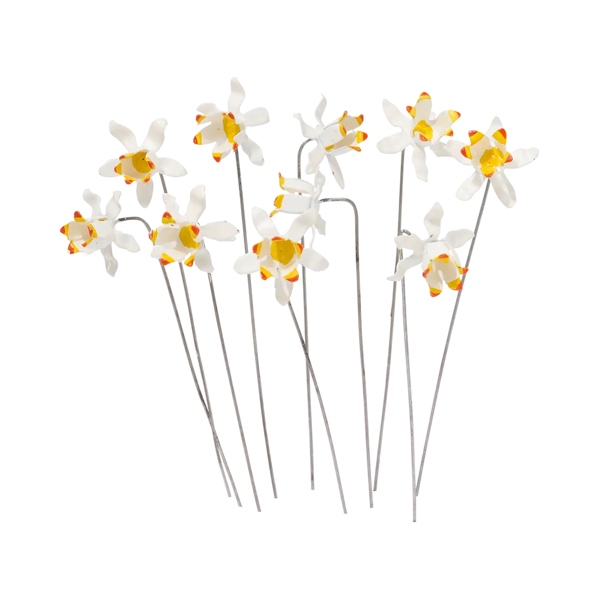 Gartenstecker-Blumenset "Narcisse" – 10-teilig