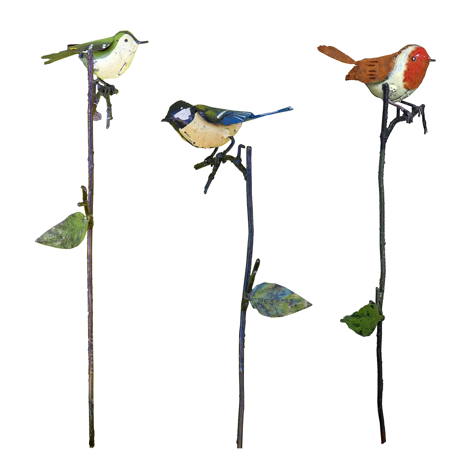 Gartenstecker Singvögel
