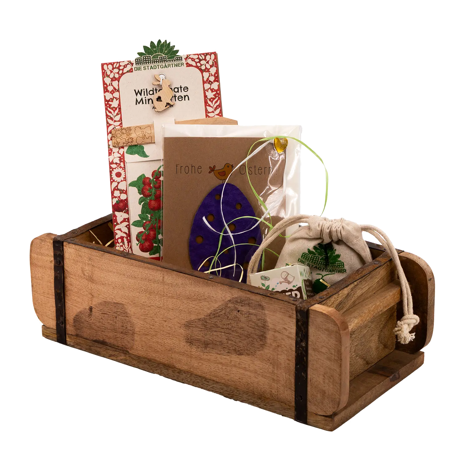 Gartengeschenk Ostern mit Ziegelform