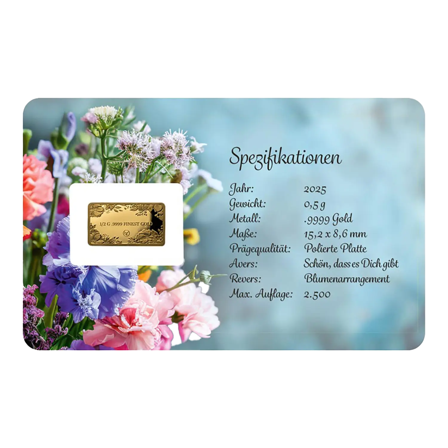 Goldbarren Schön, dass es dich gibt