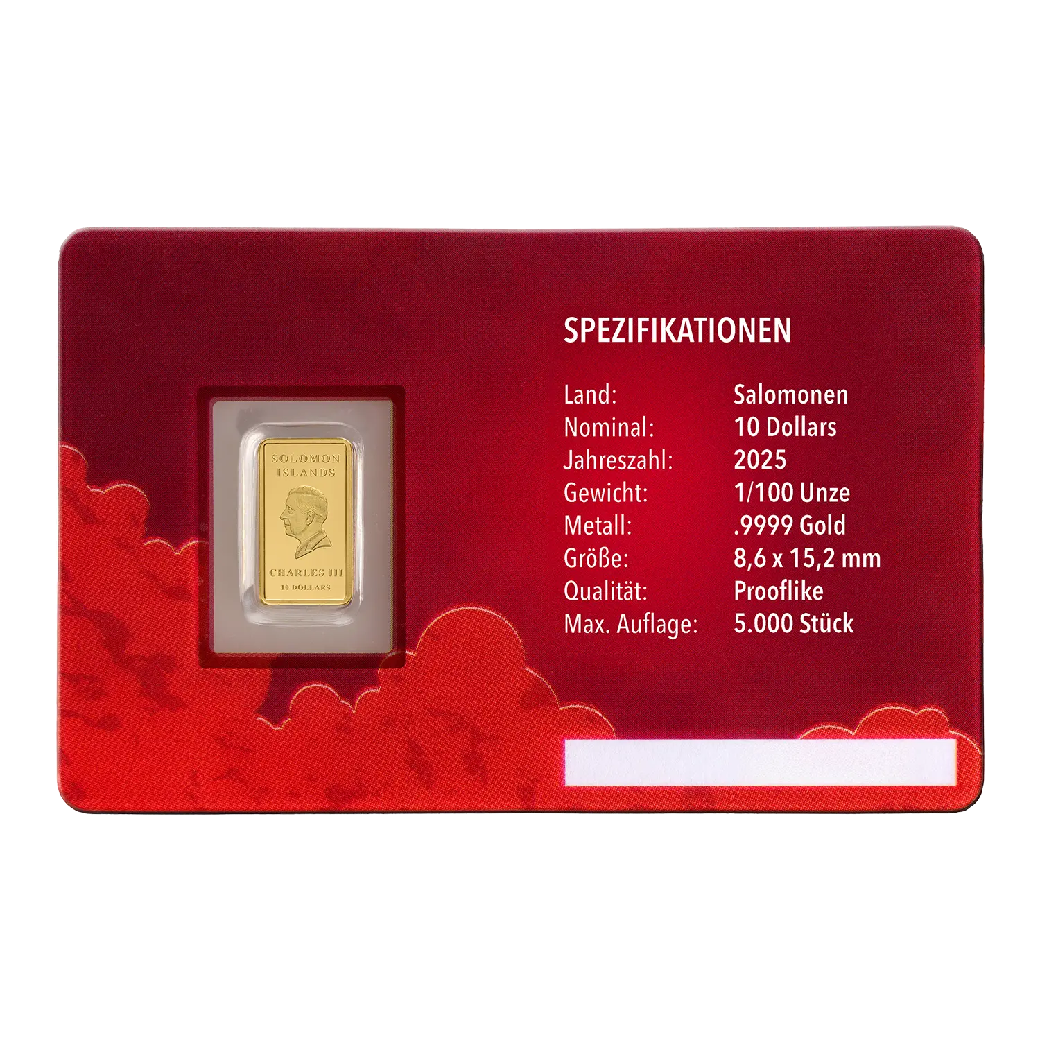 Goldbarren Schutzengel