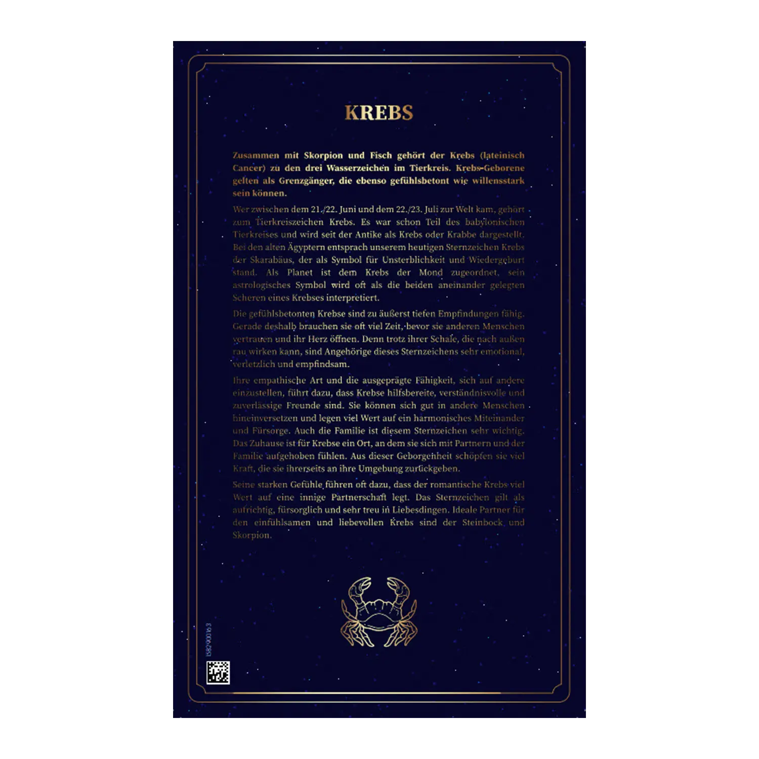 Goldbarren Sternzeichen Krebs