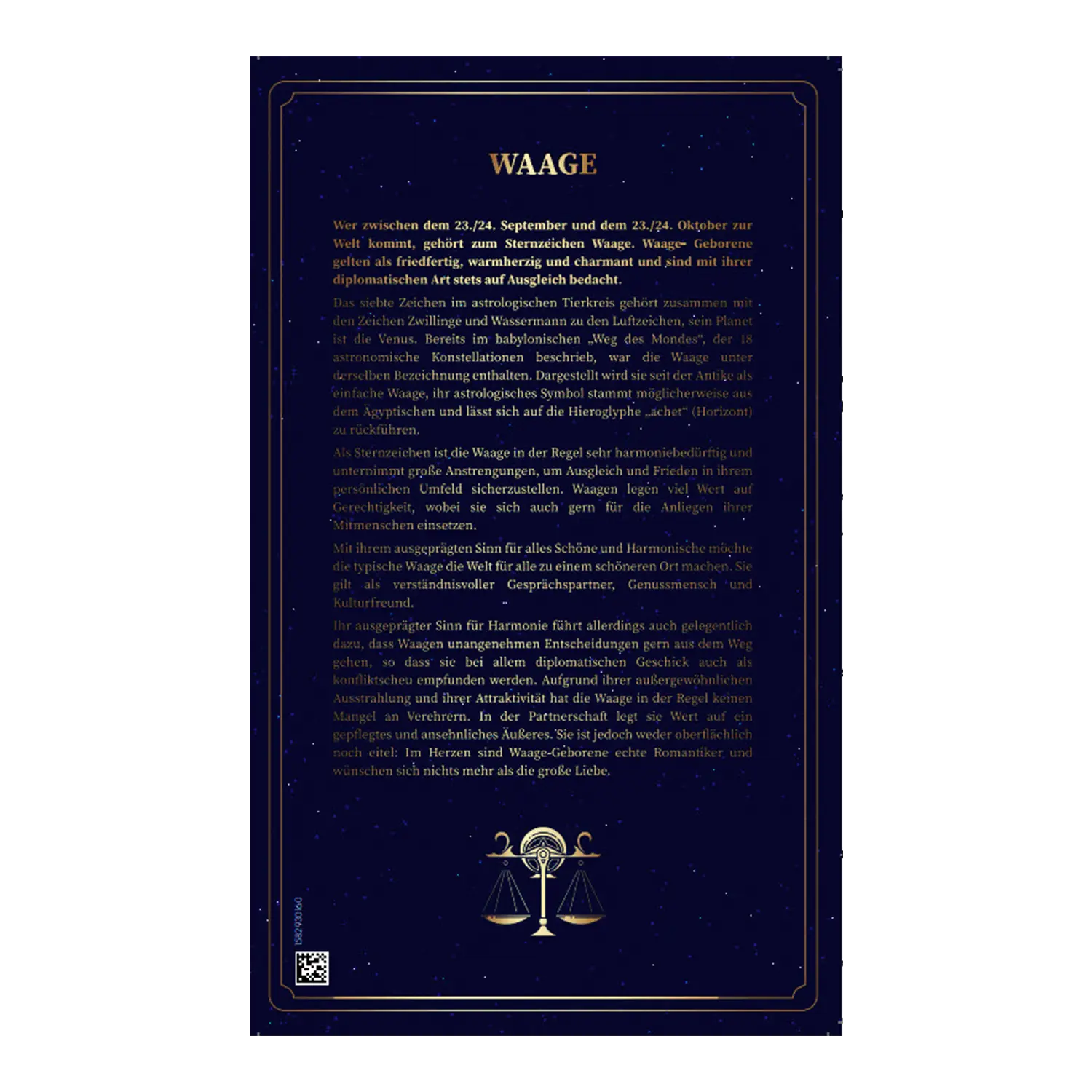 Goldbarren Sternzeichen Waage