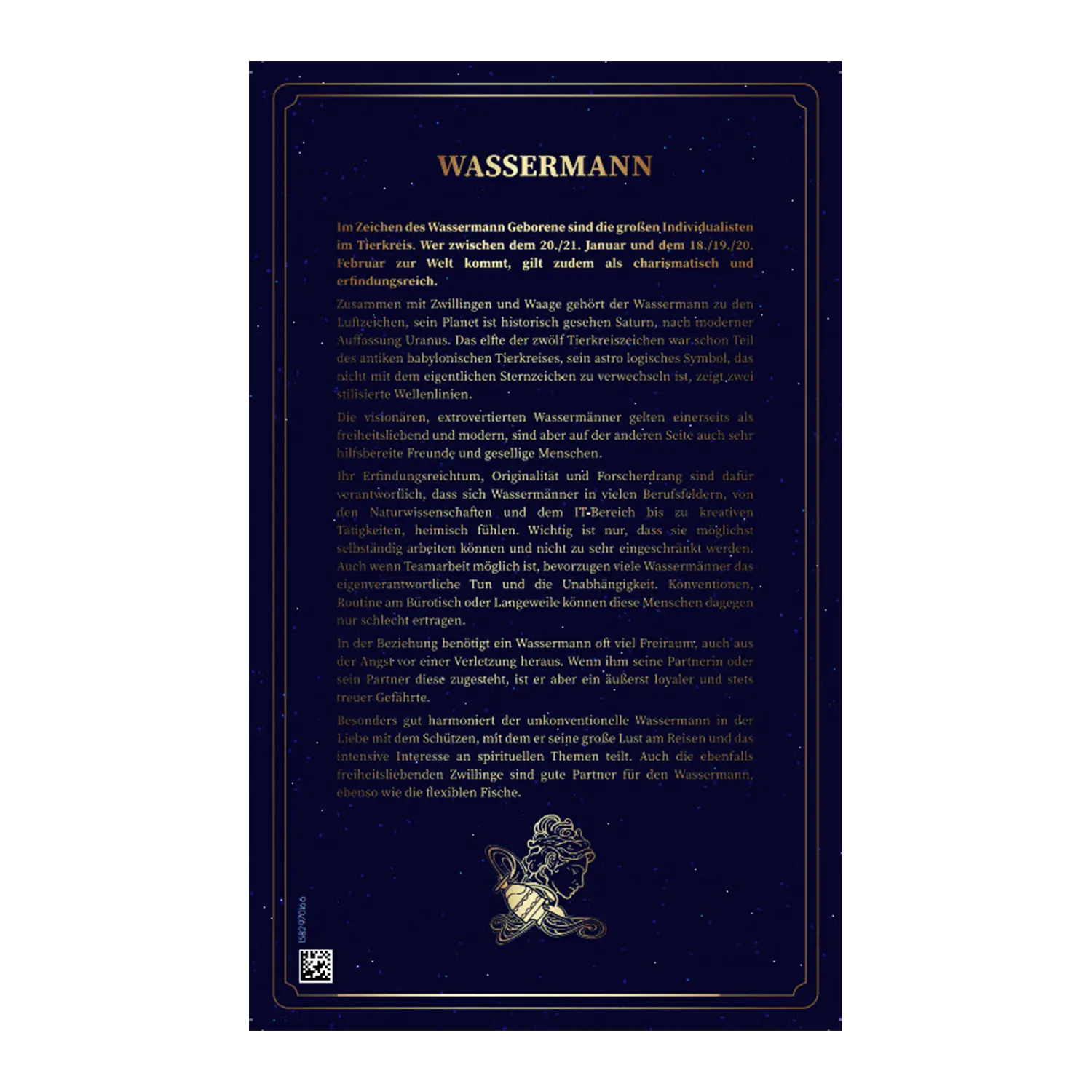 Goldbarren Sternzeichen Wassermann