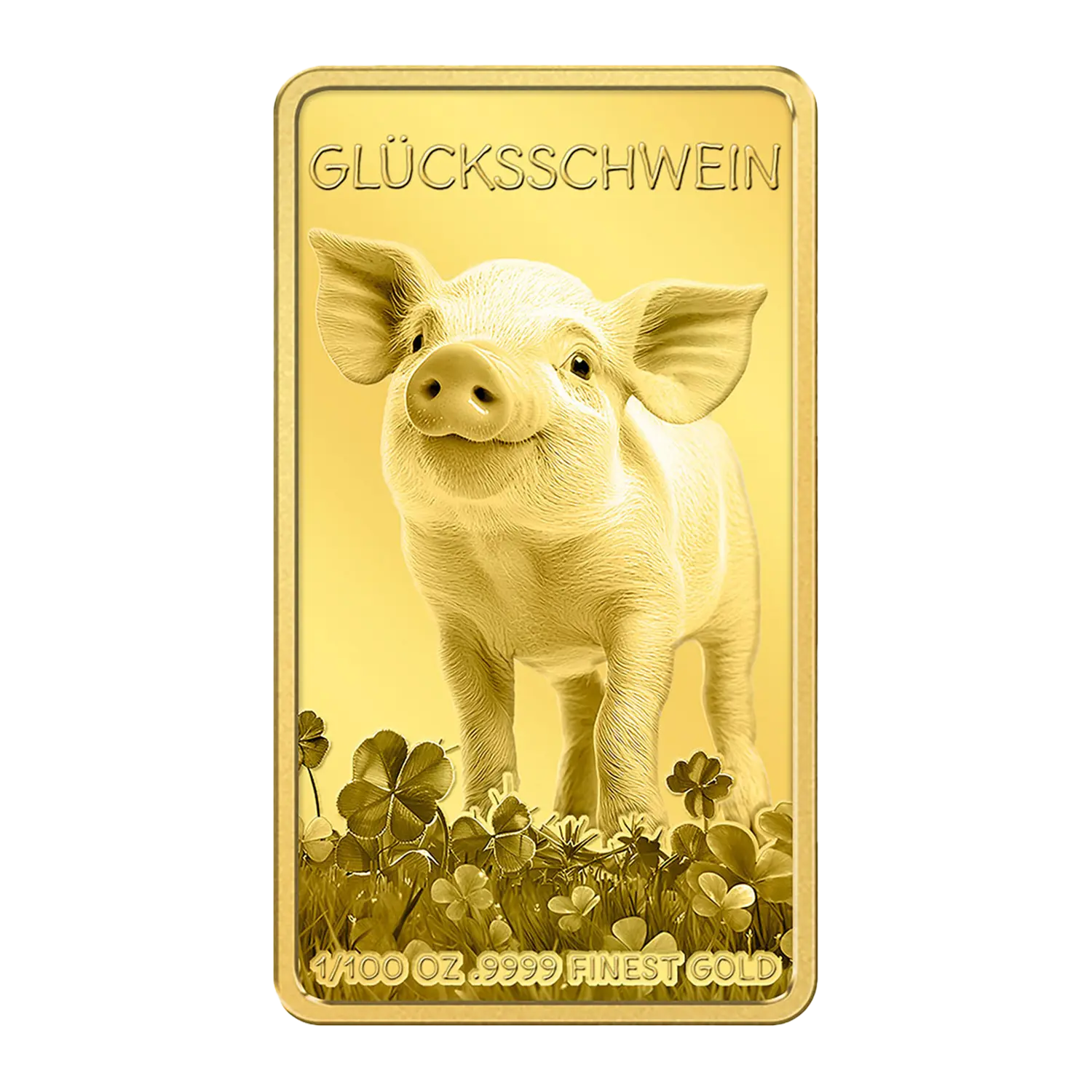 Goldbarren Glücksschwein