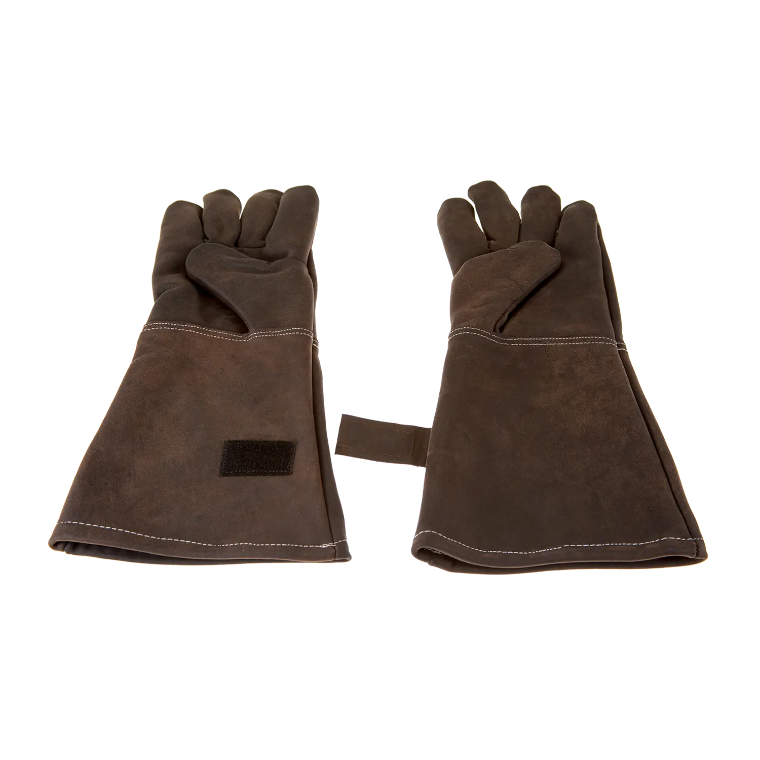 Ein Paar Grillhandschuhe ALPENGLÜHEN aus Büffelleder