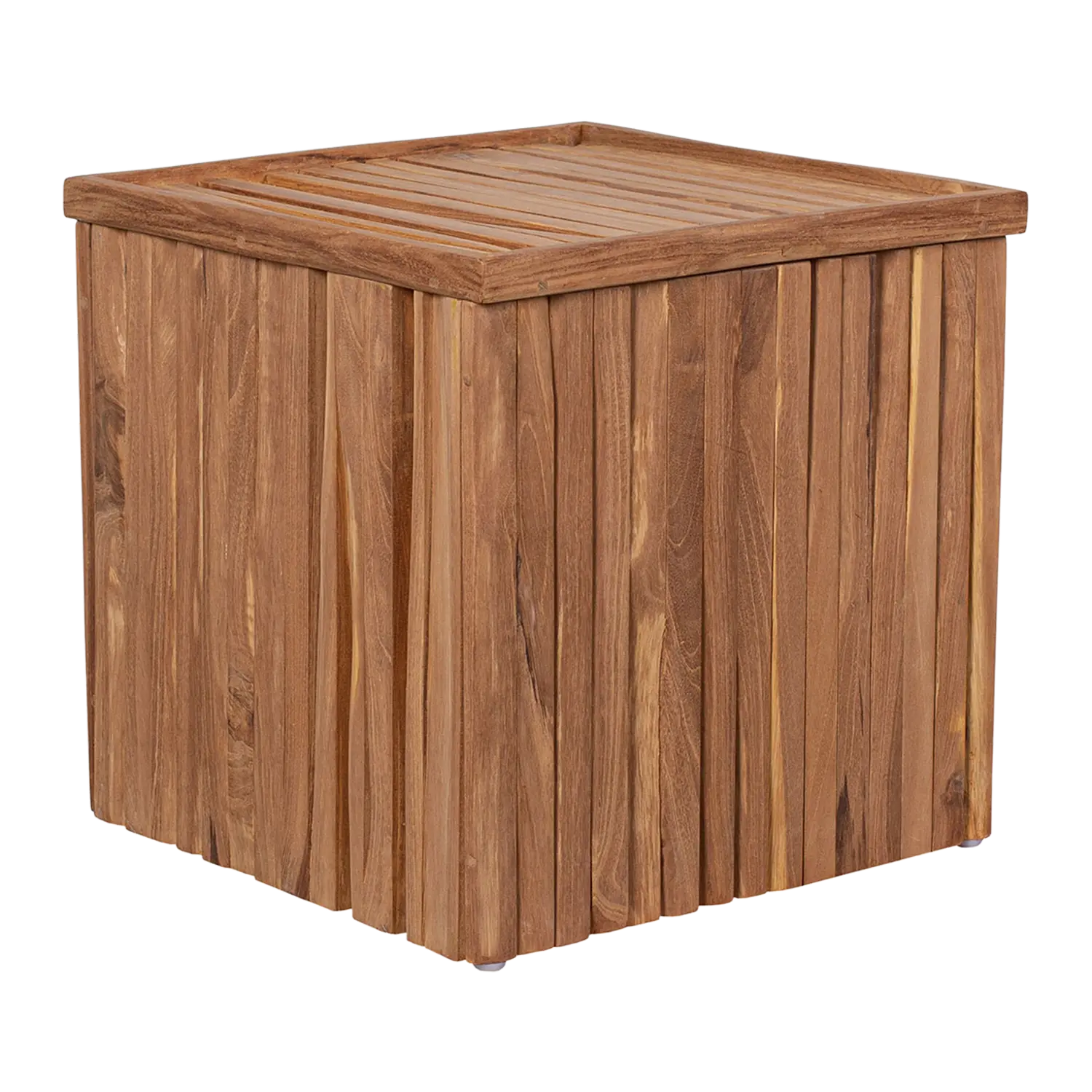 Teak Box Hocker Oxford