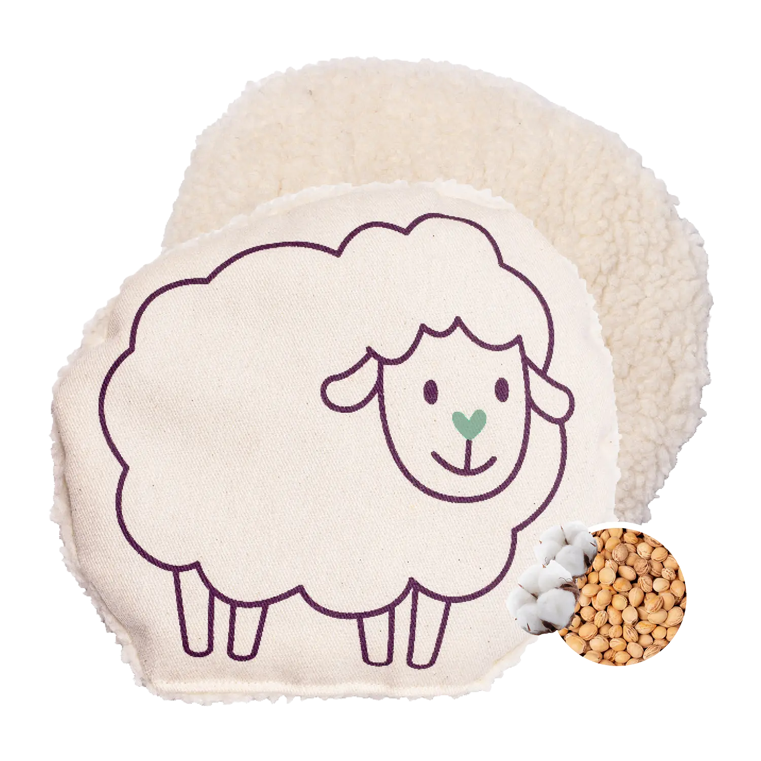Kirschkernkissen für Kinder mit Schaf