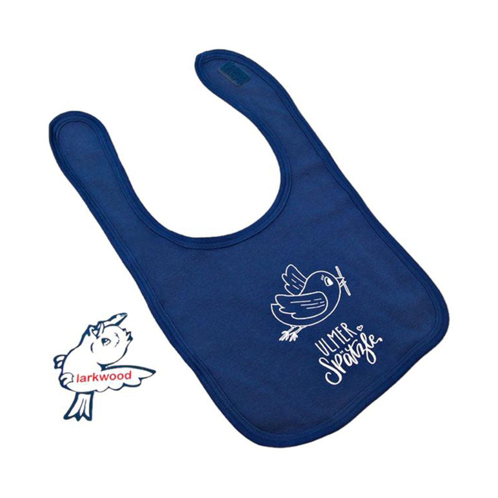 Babylätzchen blau aus Baumwolle