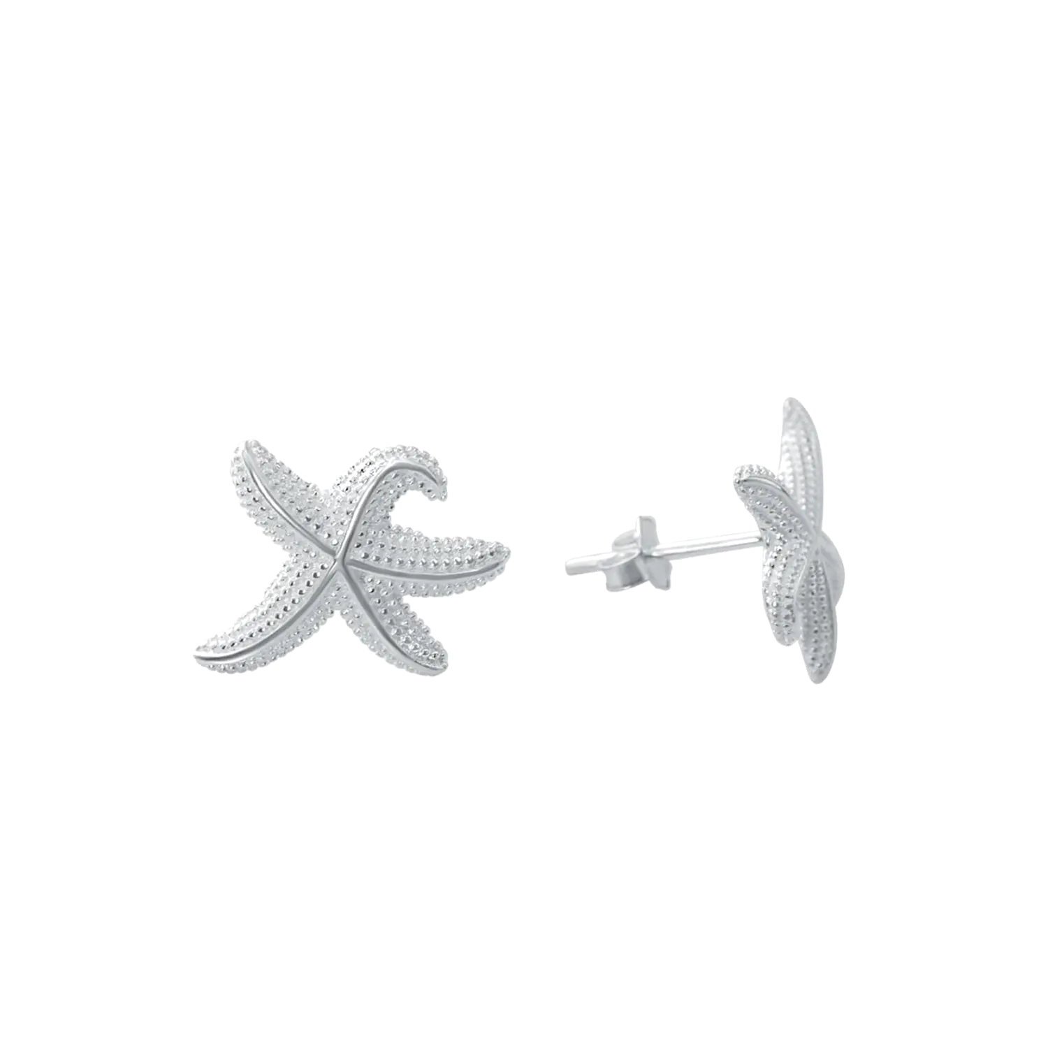 Ohrstecker Seestern aus Silber