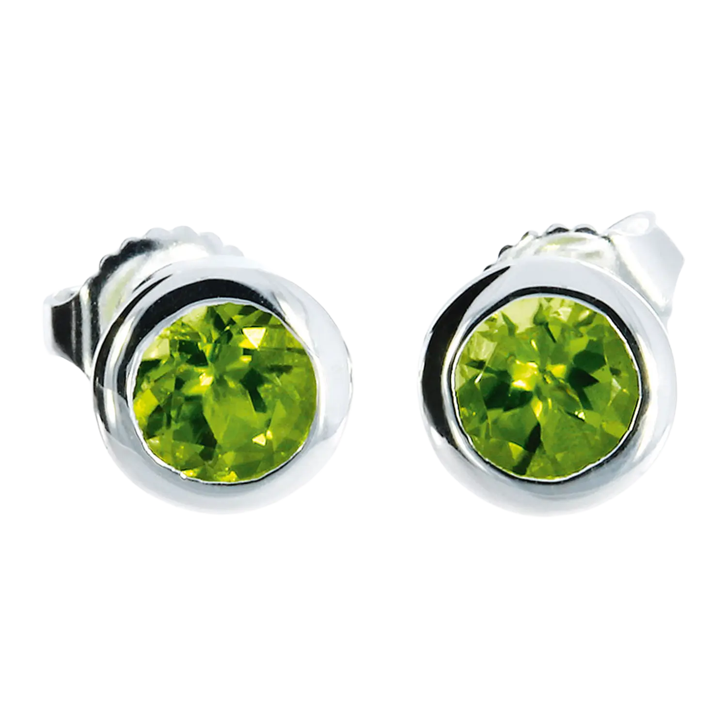 Ohrstecker Silber mit Peridot