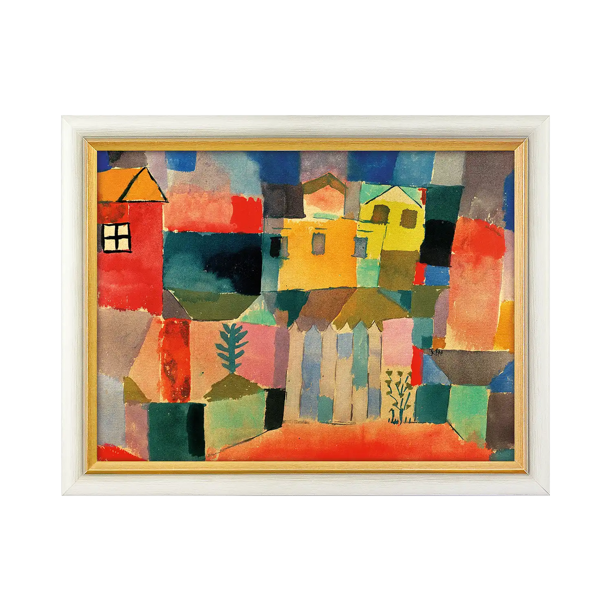 Paul Klee Bild 'Häuser am Meer' (1914)
