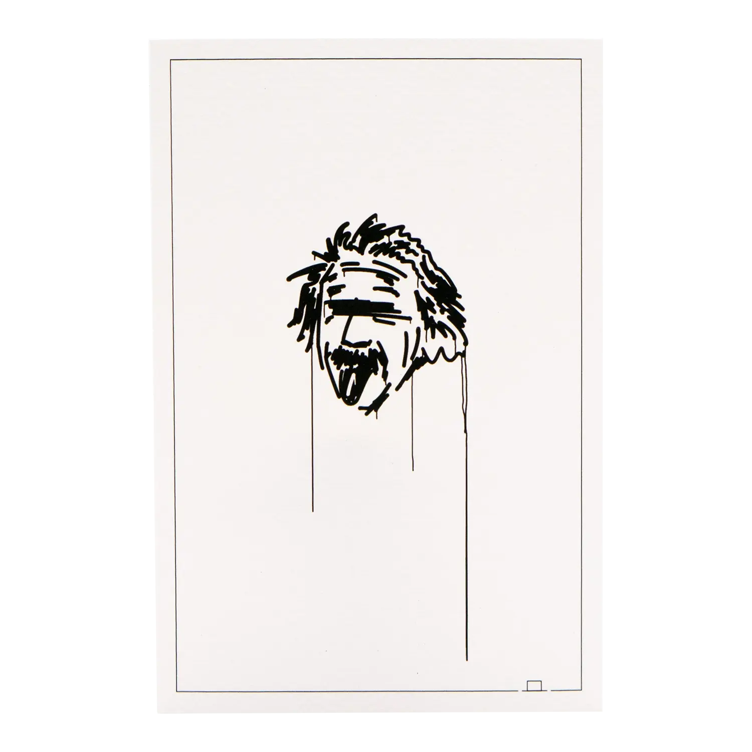 Kunstdruck Albert Einstein