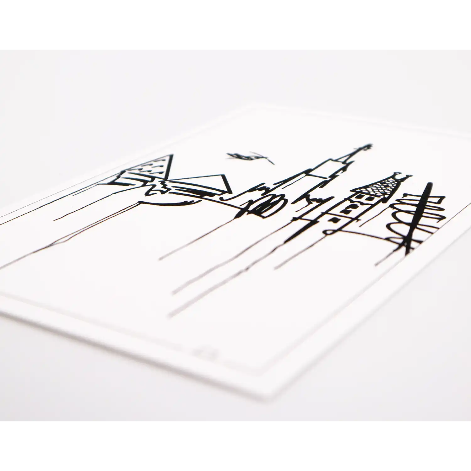 Kunstdruck Ulm Skyline