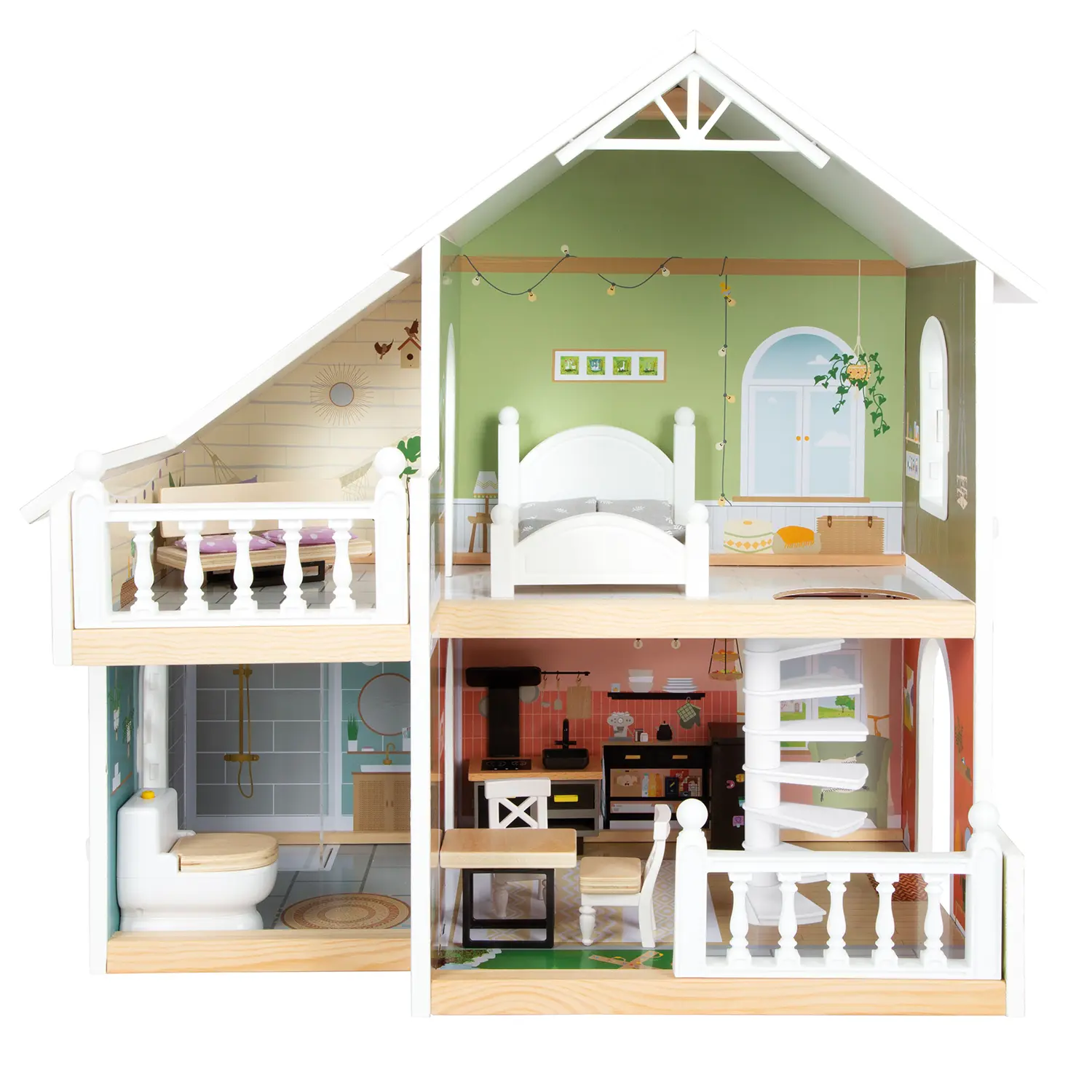 Puppenhaus mit Dachterasse