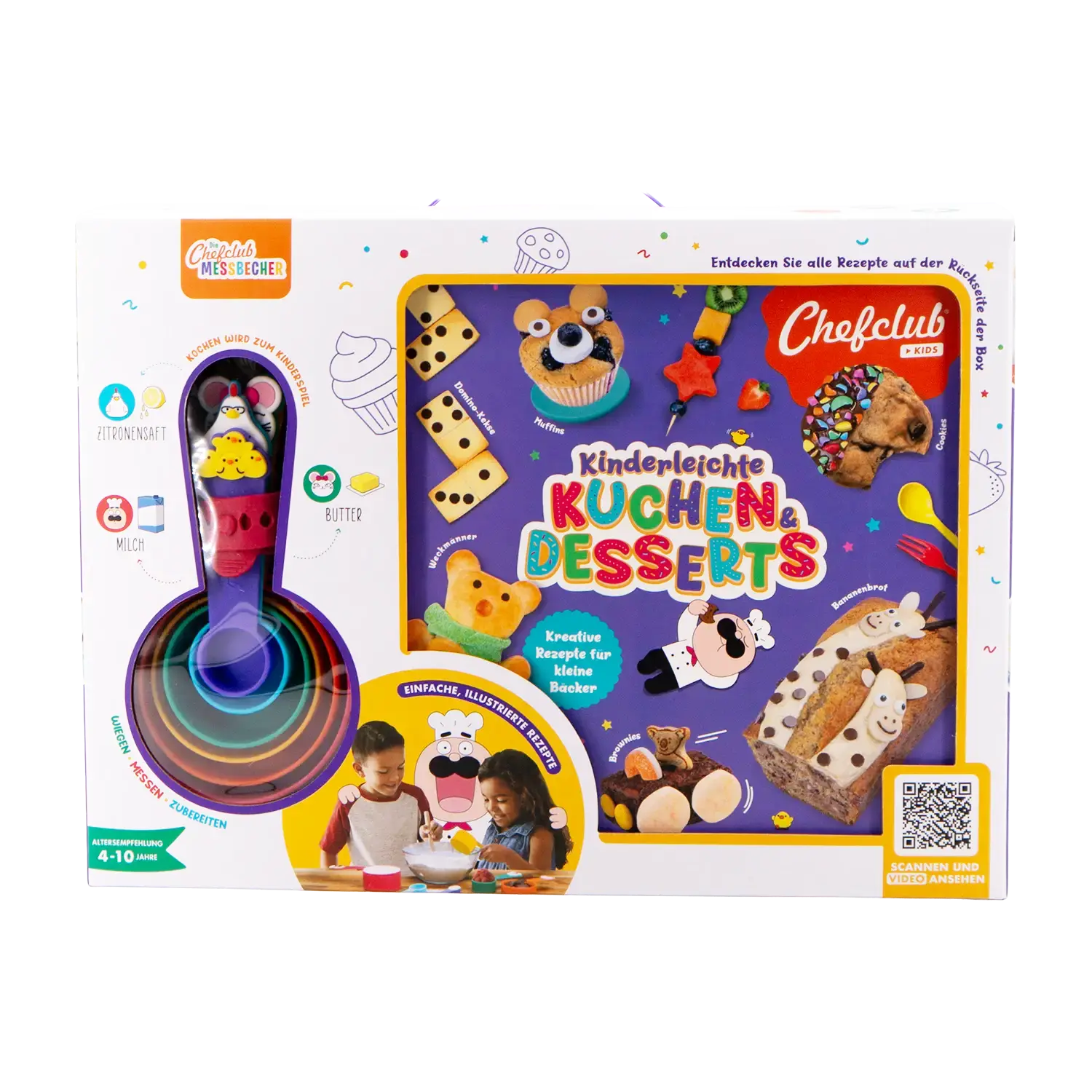 Rezeptbuch Set Kinderleichte Kuchen und Desserts