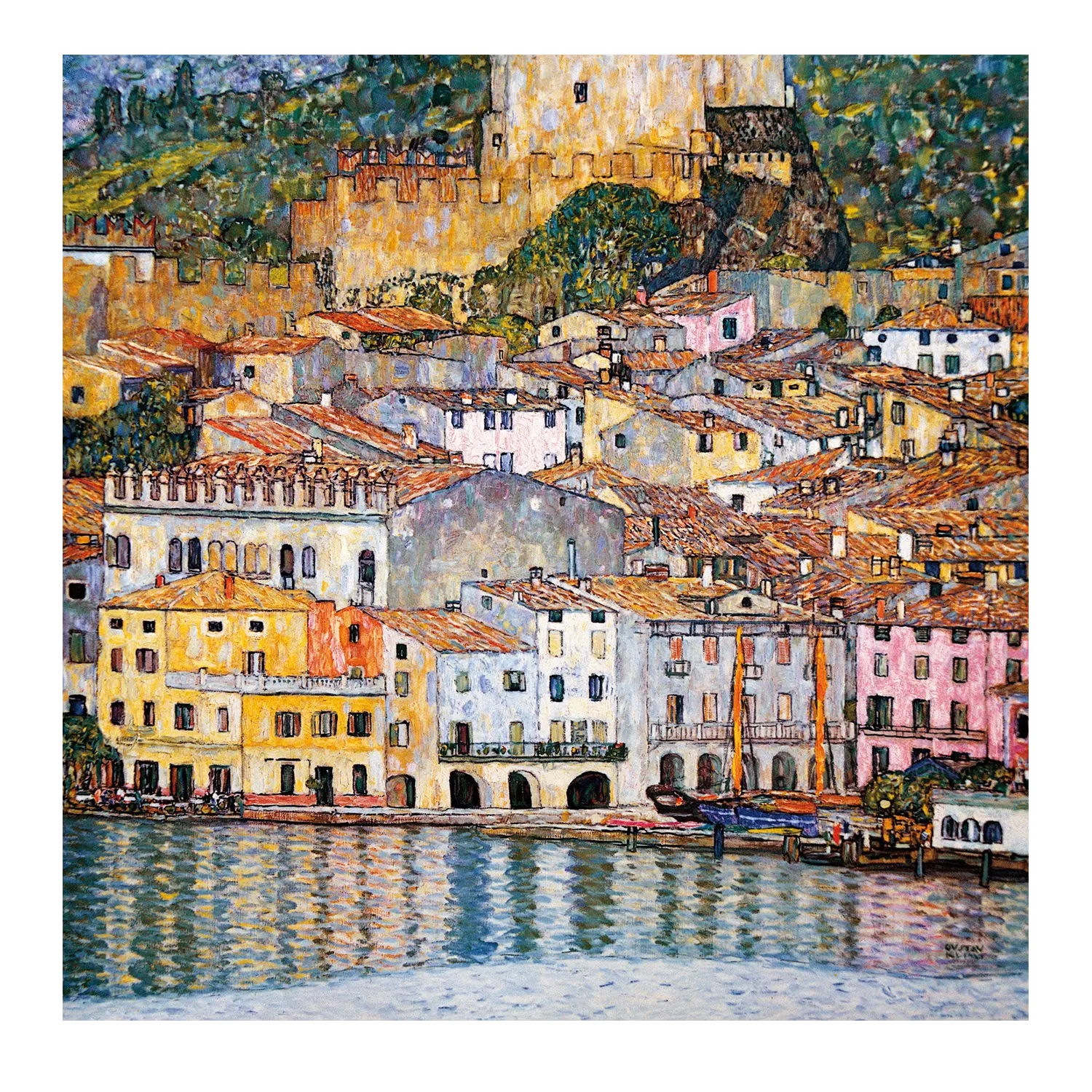 Bild Malcesine am Gardasee 1913