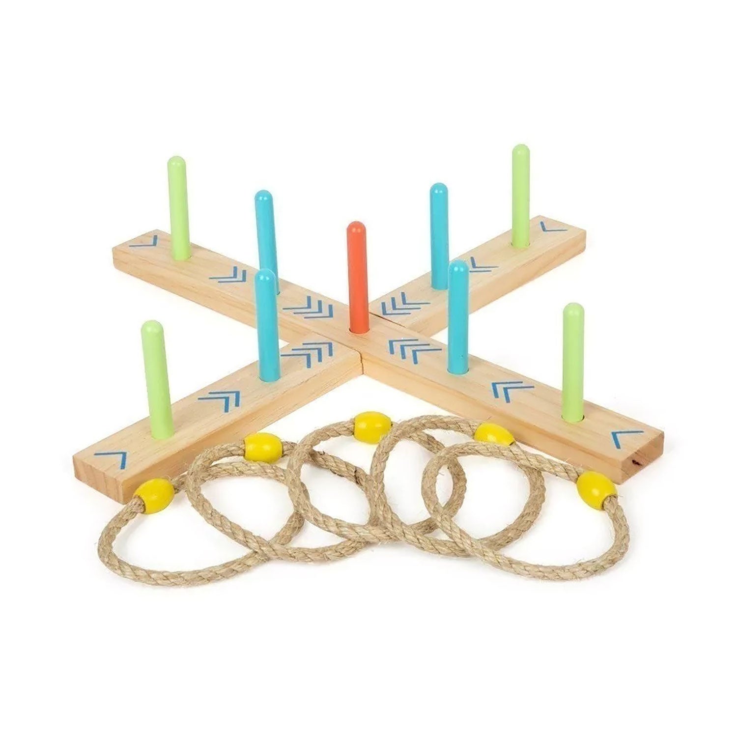 Ringwurfspiel aus Holz