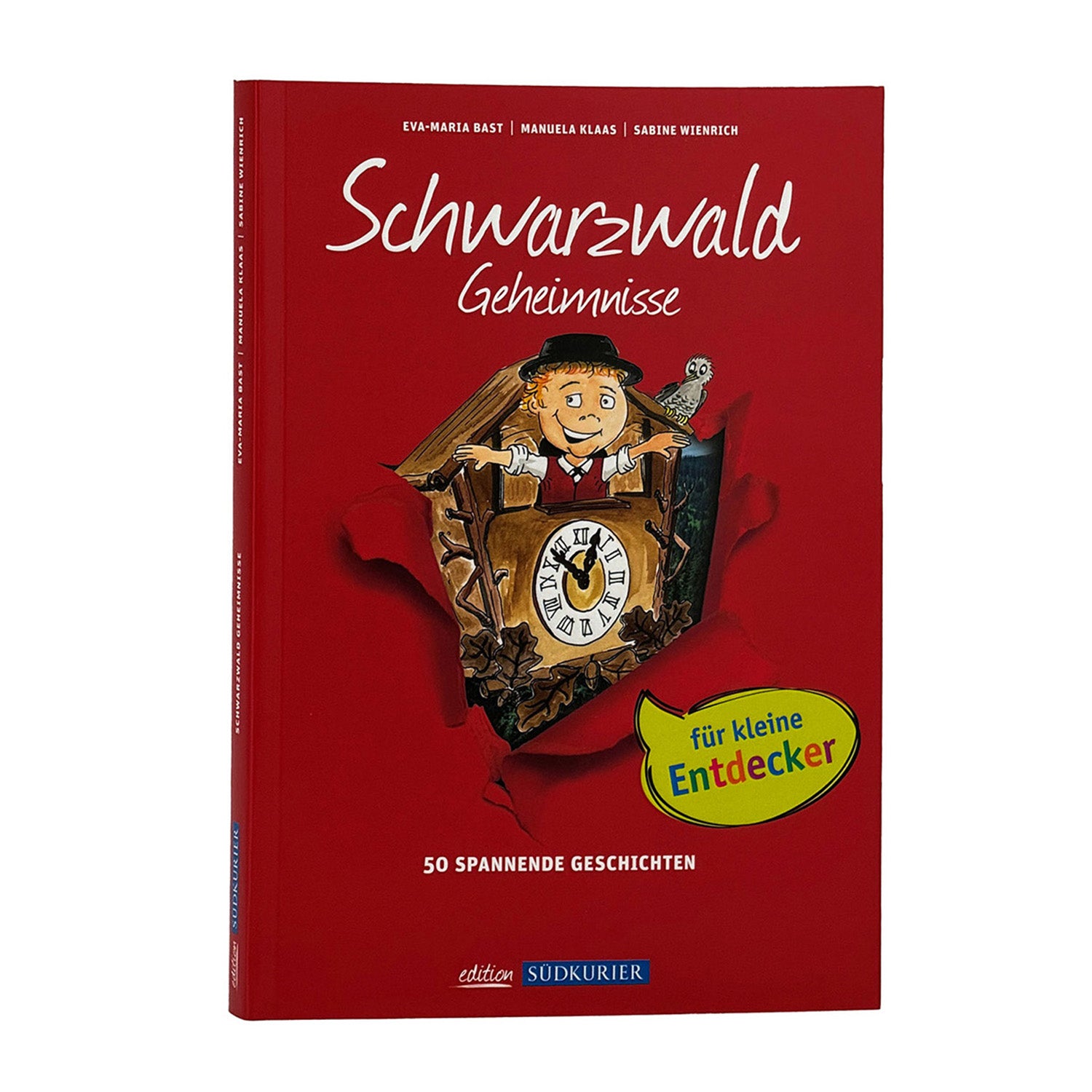 Das Buch „Schwarzwald Geheimnisse für Kinder“ mit 50 spannenden Geschichten.