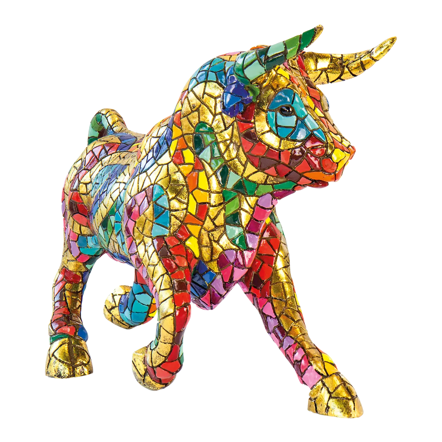 Mosaikfigur Stier "El Toro Mosaico"
