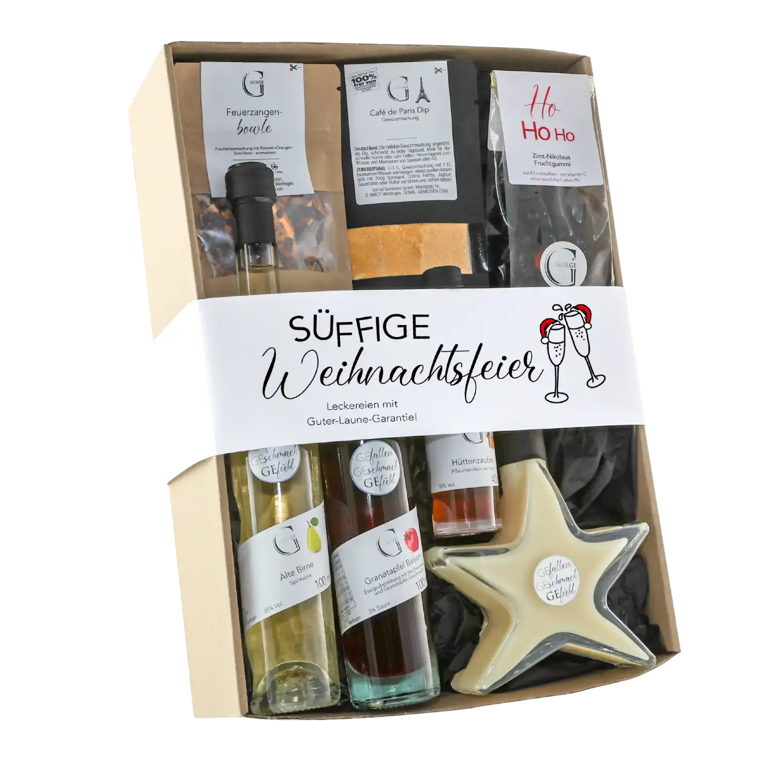 Süffige Weihnachtsfeier Geschenkset