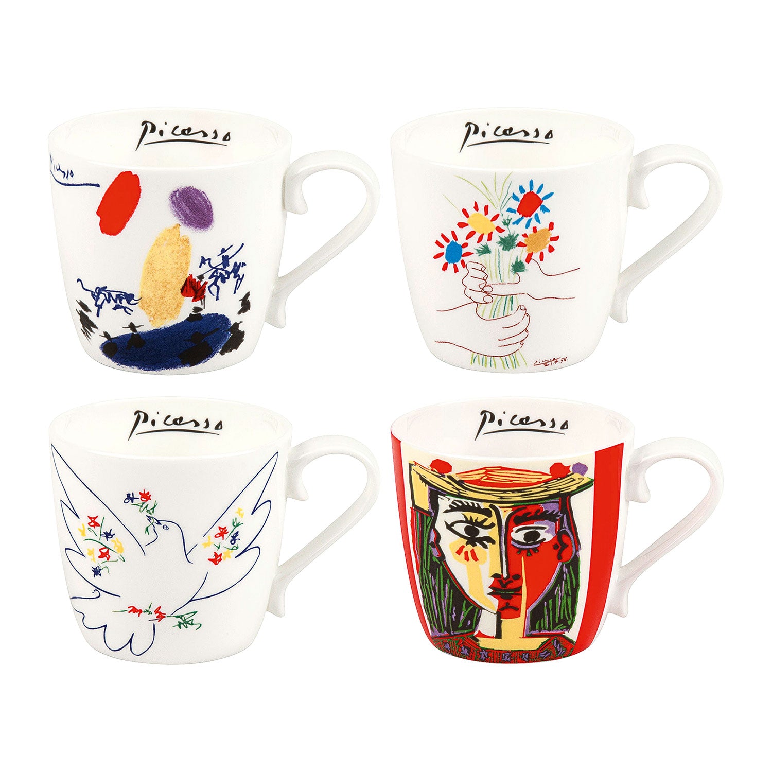 4 ausgefallene Tassen zum Verschenken mit Künstlermotiven