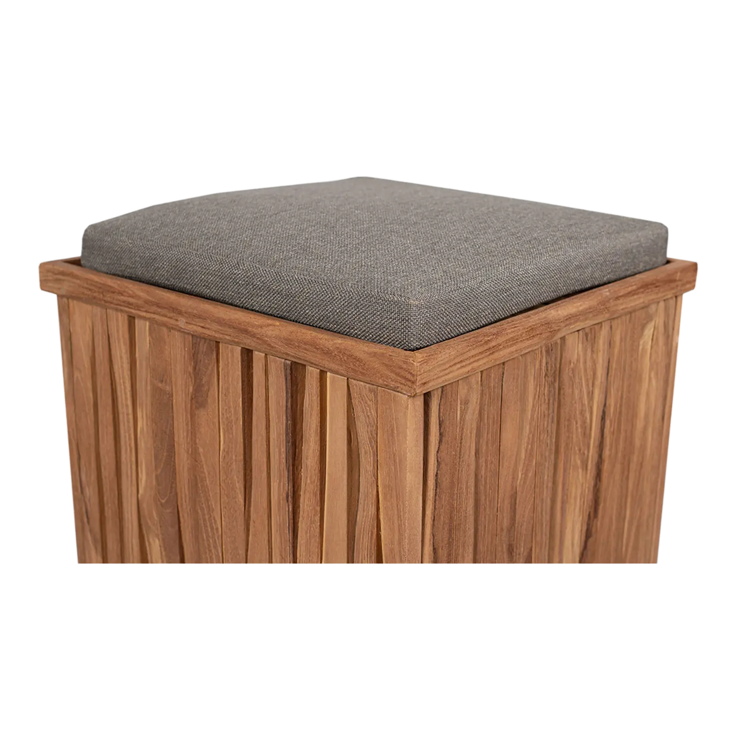 Teak Box Hocker Oxford