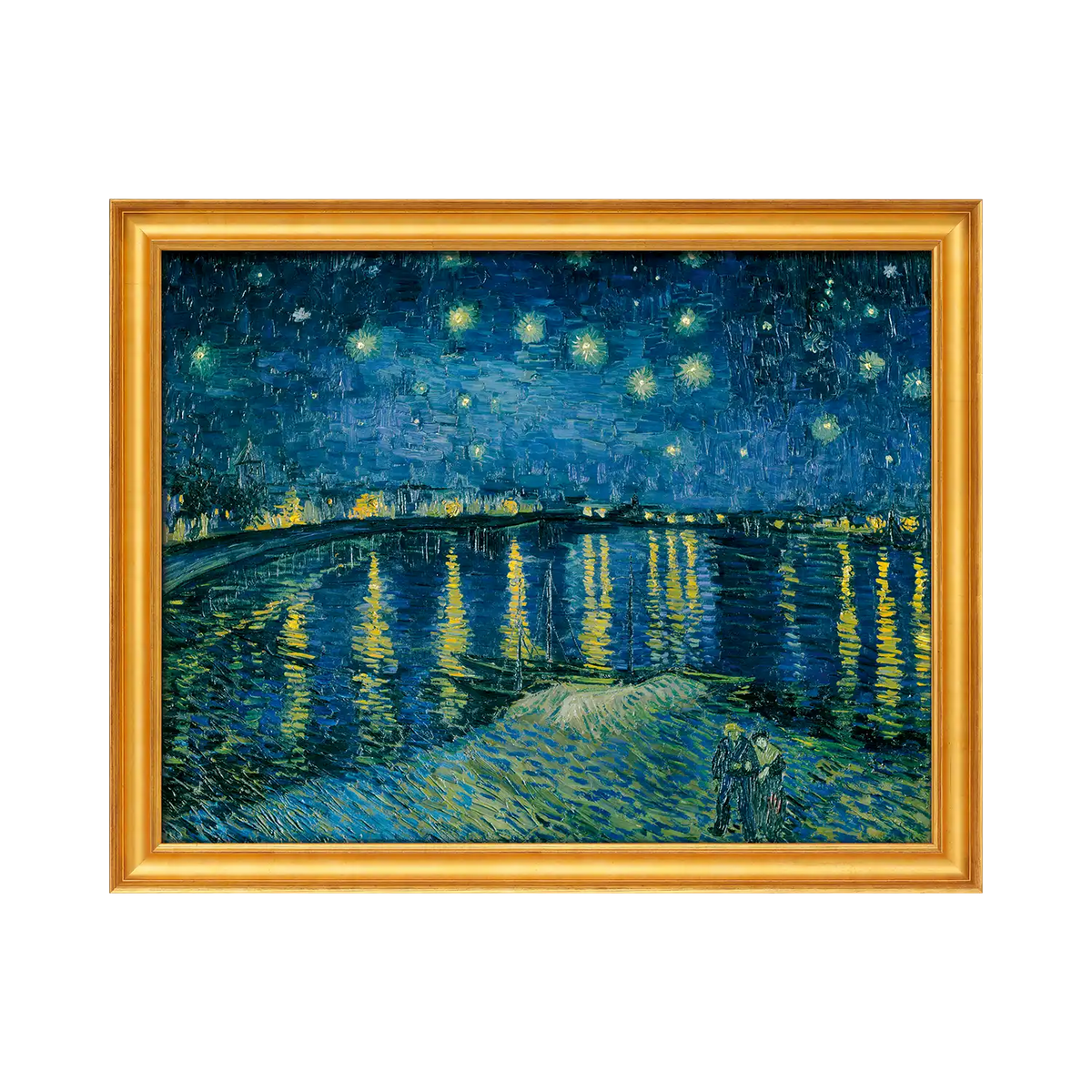 Vincent van Gogh Bild 'Sternennacht über der Rhône' (1888)