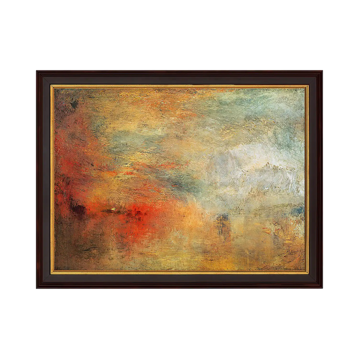 William Turner Bild 'Sonnenuntergang über einem See' (1840)