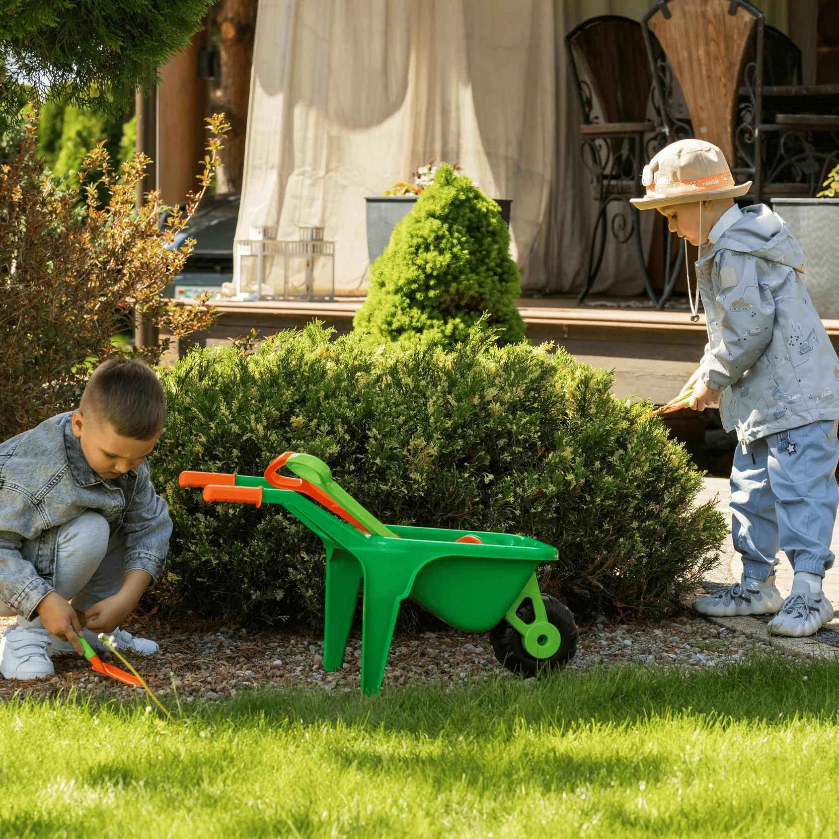 Spielen im Garten