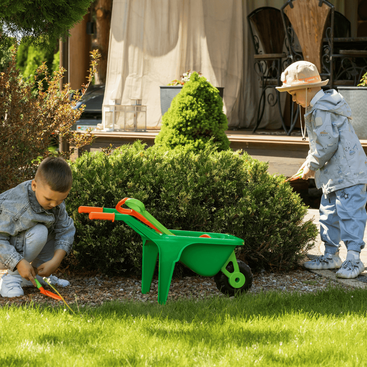 Spielen im Garten