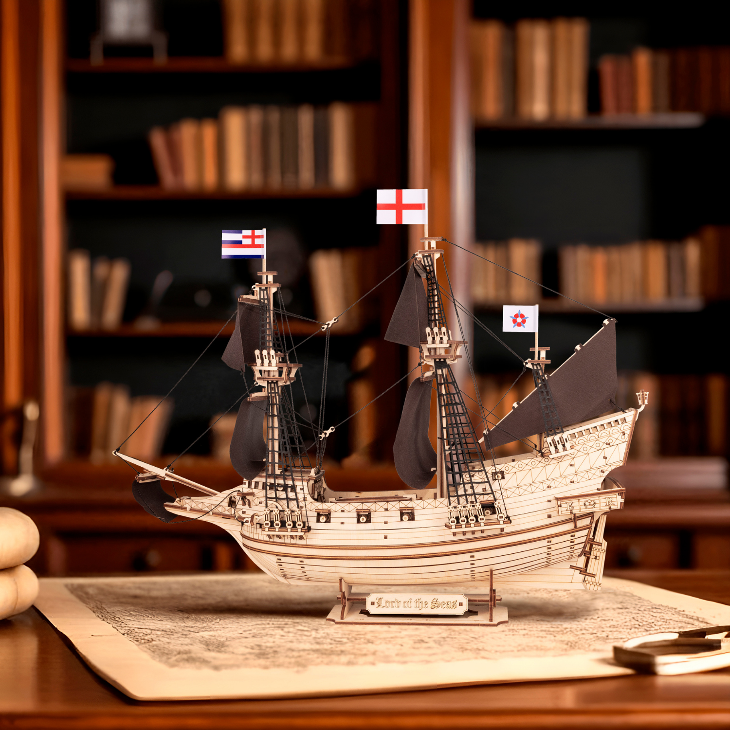 3D-Holzpuzzle Segelschiff Lord of the Seas