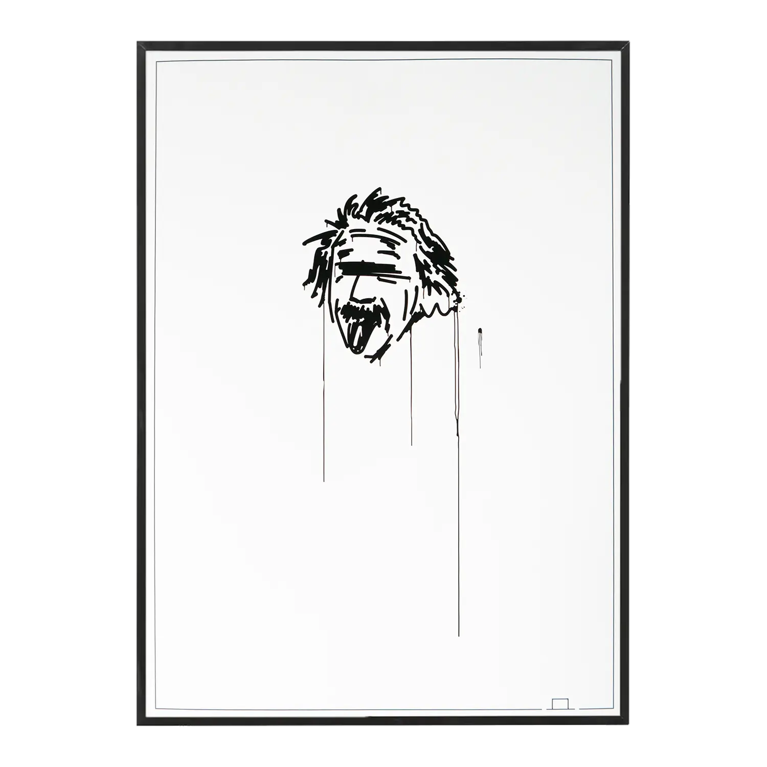 Kunstdruck Albert Einstein