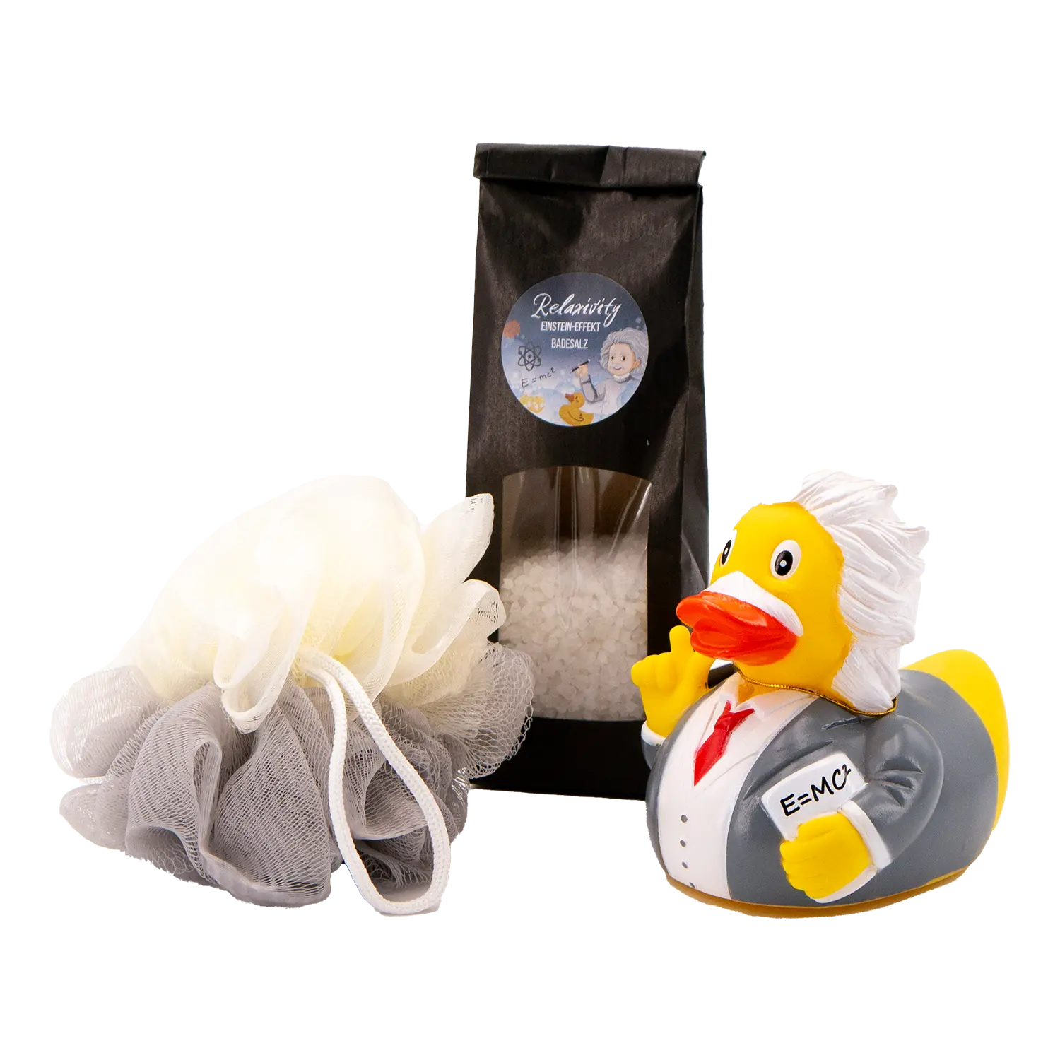 Badeset Geschenk Einstein
