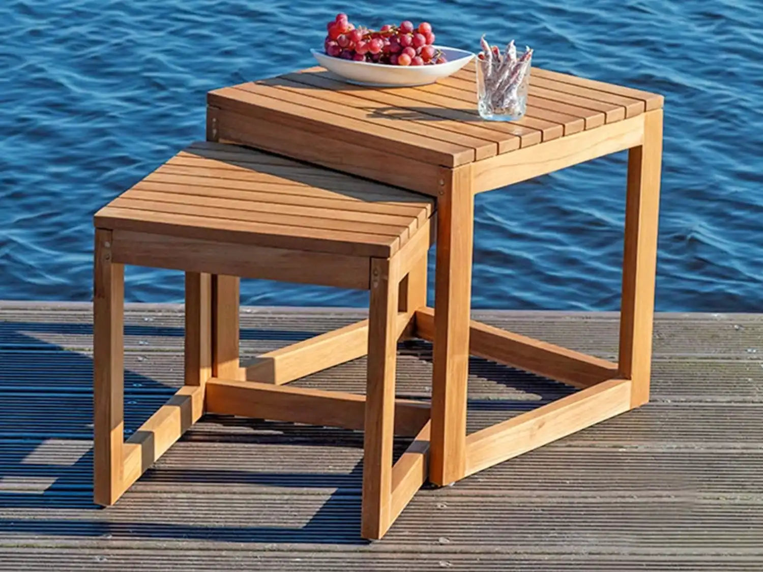Das Set Beistelltisch Verwood mit Deko