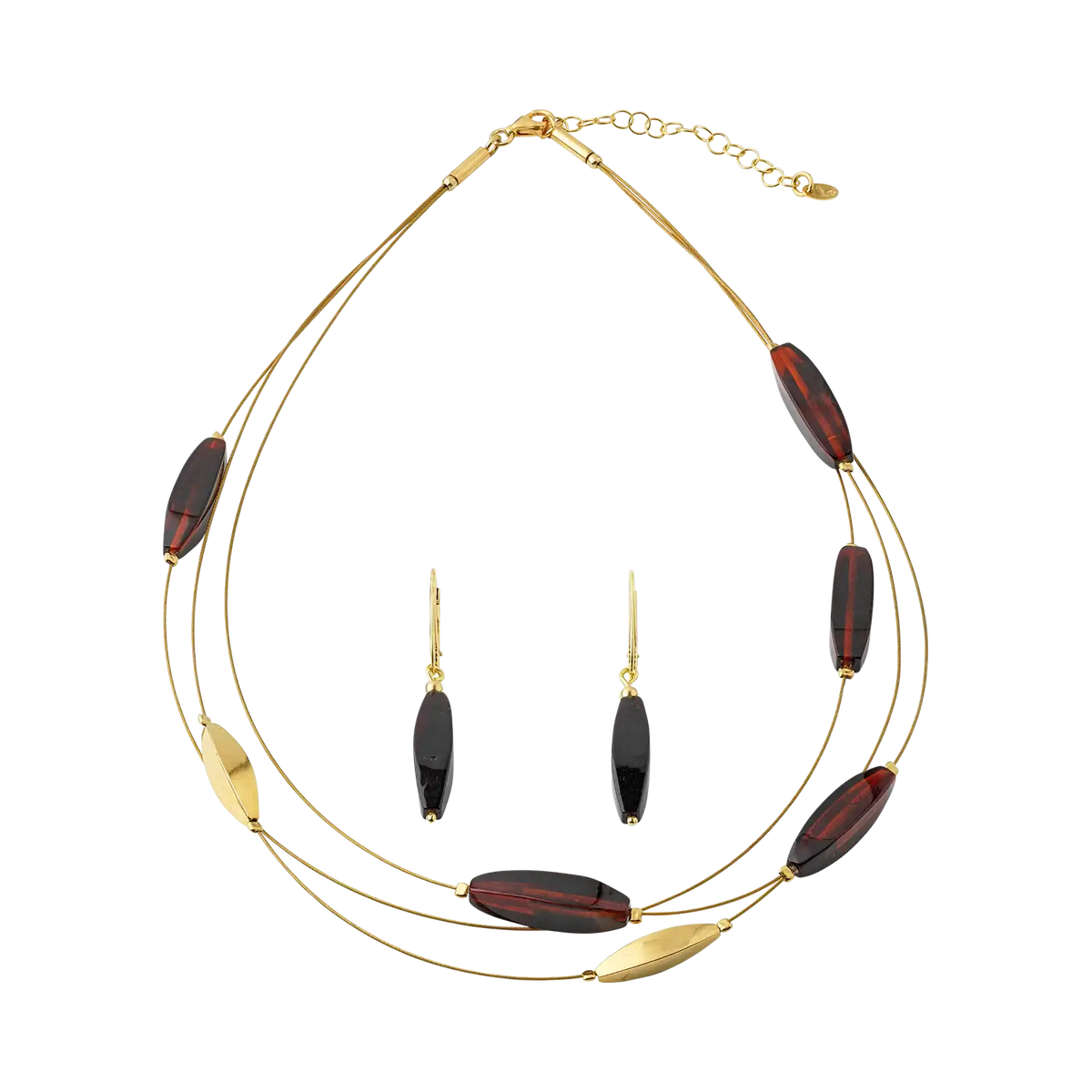 Bernstein-Schmuckset 'Temba'