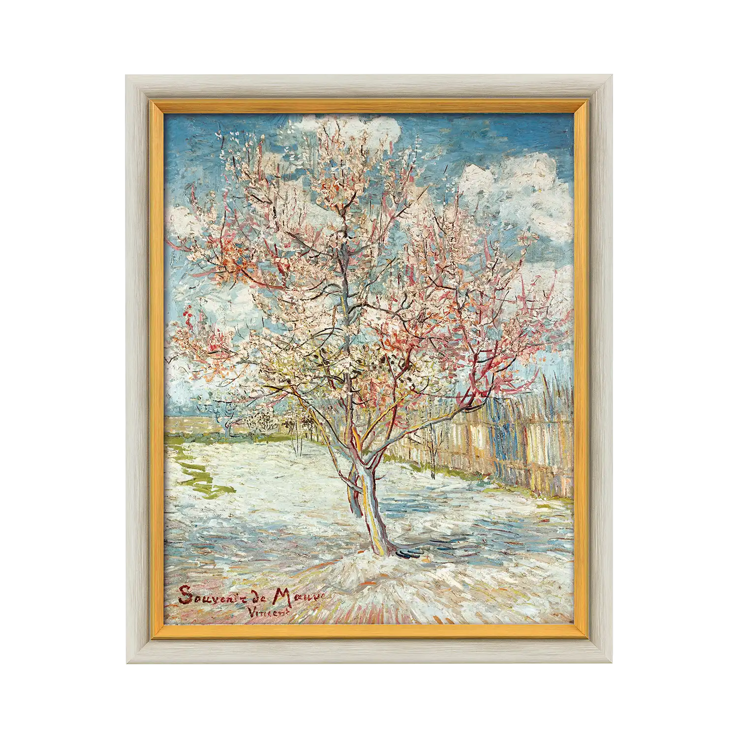 Bild 'Blühender Pfirsichbaum' (1888)
