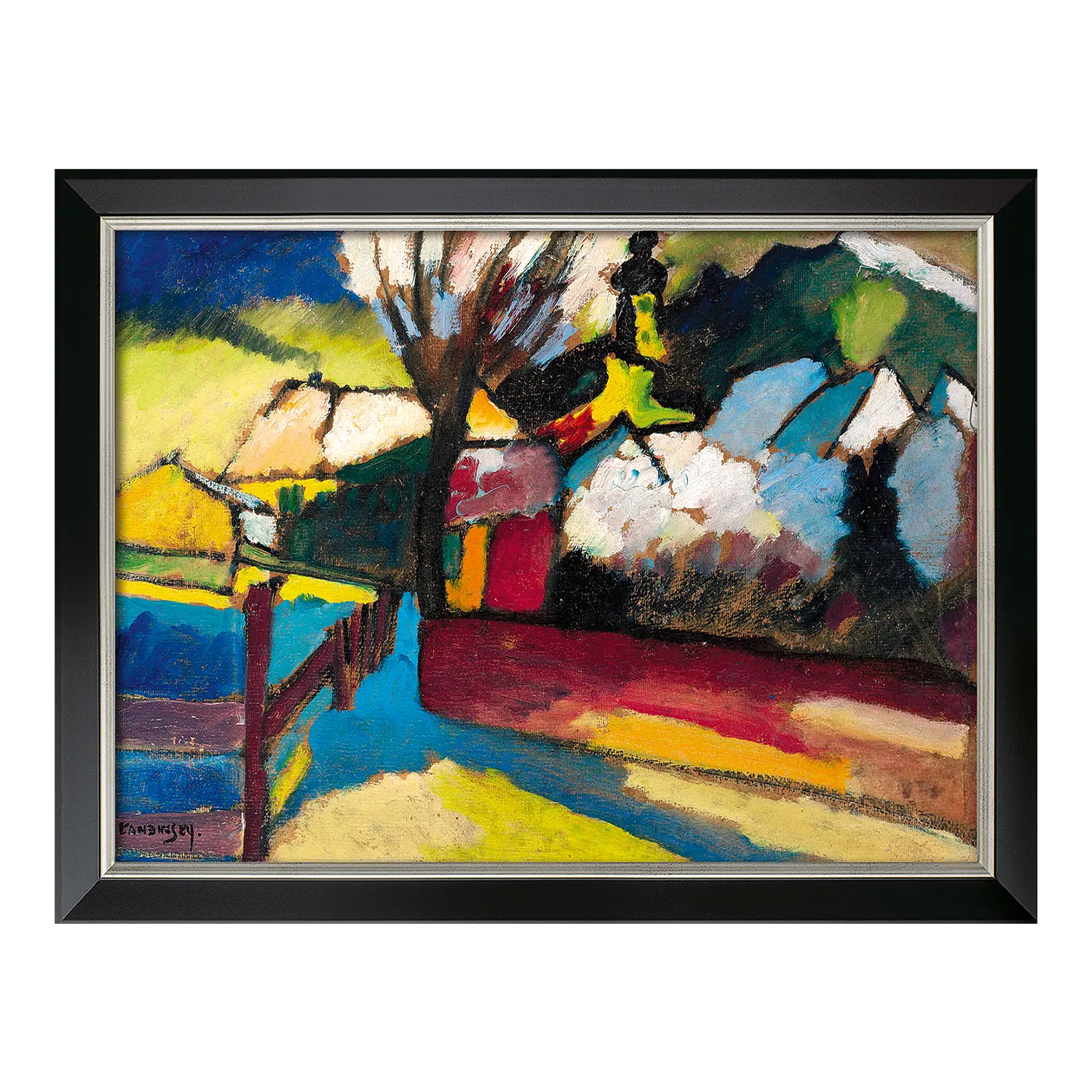 Herbstlandschaft mit Baum