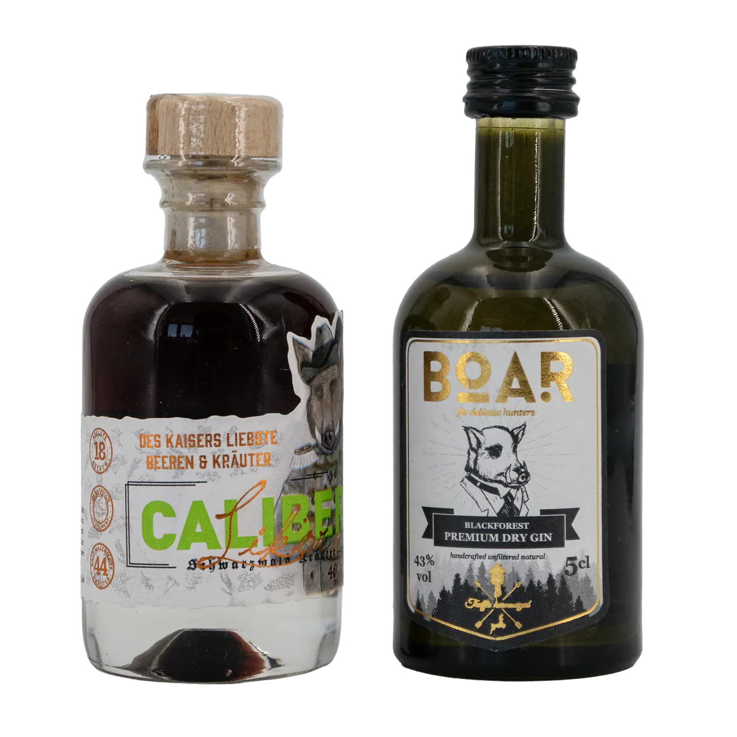 Gin-Miniatur-Geschenkbox 'BOAR GIN®'